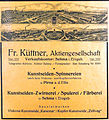 Fr. Küttner AG (Werbeanzeige 1928)