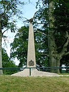 Airborne-monument om de slachtoffers te herdenken van de luchtlanding in september op 17 september 1944