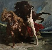 Henri Regnault, Automedon with the Horses of Achilles, 1868