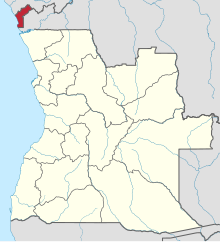 Location within Angola