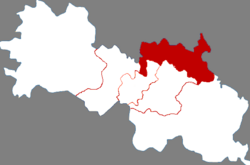 Location of Da'an in Zigong