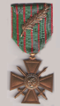 Croix de guerre mit einem Palmenzweig an die 3. und an die 4. Escadron