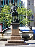 1891/92: Gottfried-Semper-Denkmal auf der Brühlschen Terrasse in Dresden