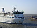 De Friesland in de haven van Harlingen