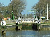 De Gravensluis op het kanaal Plassendale-Nieuwpoort