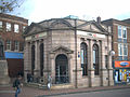 The HSBC bank in Market Square