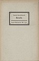 IB 331/2, Jakob Burckhardt, Briefe, Resteverwertung von Feldposteinbandpapier (1946)