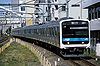 A 209 series train on the Keihin-Tōhoku Line