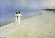 Zomeravond aan het Zuidstrand van Skagen, P.S. Krøyer