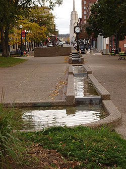 Water Fountain in Downtown La Crosse