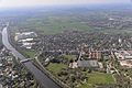 Bundesstraße 401 (nach rechts den Küstenkanal verlassend) im Oldenburger Stadtgebiet