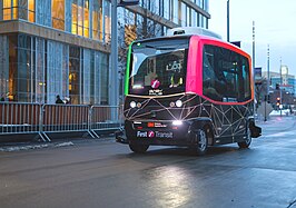 Zelfrijdende bus in Minneapolis (2018)