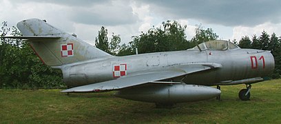 MiG-15 w Muzeum Uzbrojenia w Poznaniu