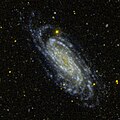 NGC 3198 imaged by GALEX (ultraviolet)