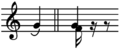 Notation und Ausführung der "Cauda"-Verzierung