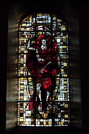 Christ showing his wounds, by Jacques Le Chevalier (apse)