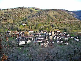 A general view of Saint-Martin-de-Vers