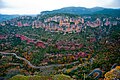 Veduta d'insieme delle pareti d'arrampicata di Siurana