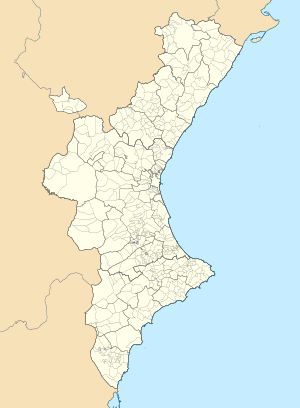 1992 Summer Olympics torch relay is located in Valencian Community