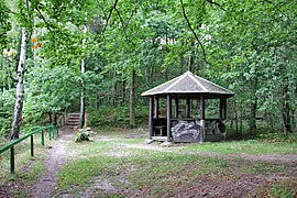 Schutzhütte in den alten Steinbrüchen