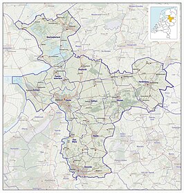 Veiligheidsregio IJsselland, impressie van het landschap en indeling van gemeenten (2017)