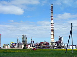 Die Raffinerie in Mažeikiai