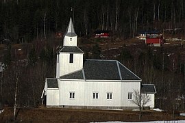 Sandnes kirke på Åraksbø i Bygland Foto: Siri Johannessen