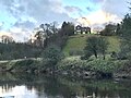 Cawderstanes, viewed from West bank of Whiteadder near its confluence with the Wall Mire stream