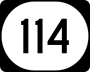 Kentucky Route 114 marker