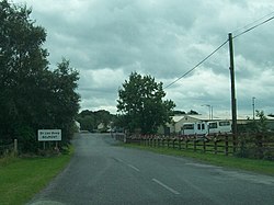 Entering Belmont from the north