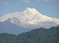 Kanchenjunga, visible from Gangtok, is the world's third-tallest peak.