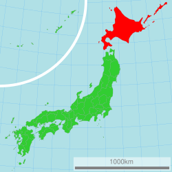 Hokkaidō'nun Japonya'daki konumu