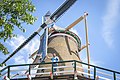 Molen de Geregtigheid met molenaar Jack Bouma