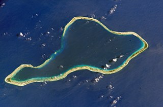 NASA-Aufnahme von Mururoa