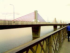 Nivedita Setu as seen from Bally Bridge