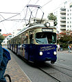 Tram Rhein-Haardtbahn te Bad Dürkheim