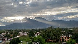 Skyline of Reasi town, J&K from rooftop.