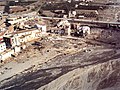 Picture show by flood damage in Puerto Lumreras in October 1973