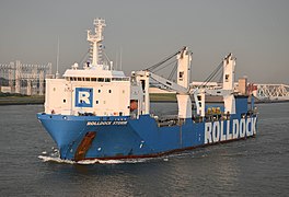 De Rolldock Storm uitgaand op de Nieuwe Waterweg