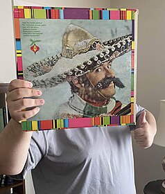 A photograph of me doing sleeveface