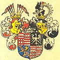 Das Wappen derer von Mansfeld ab 1481 in Siebmachers Wappenbuch von 1605