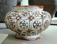 Earthenware vase, Eastern Zhou, 4th-3rd century BC, British Museum