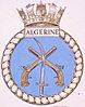 HMS Algerine's badge