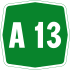 Lebuh Raya A13 shield}}