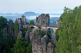 Basteibrücke morgens