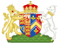 Wappen von Cathe­rine, Duchess of Cambridge (in Ge­brauch 2011–2019)