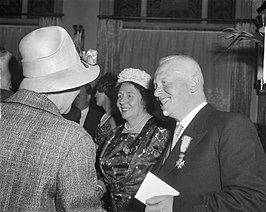 Stroethoff in 1962 samen met zijn vrouw