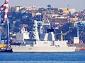 Frigate Chevalier Paul at Valparaiso.