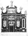 Das Urbild, die Gnadenkapelle im Kloster Einsiedeln (1798 zerstört, verändert wieder­hergestellt)