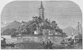 Image 16 Golden Island on the Yangtze near Zhenjiang in Jiangsu, as it was in the mid-19th century (from Yangtze)